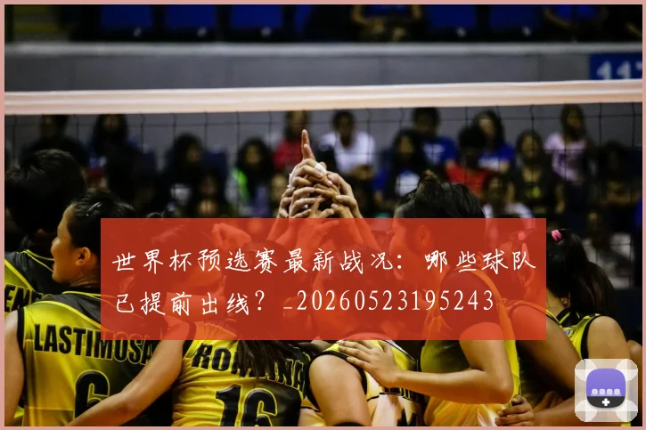 世界杯预选赛最新战况:哪些球队已提前出线?_20260523195243
